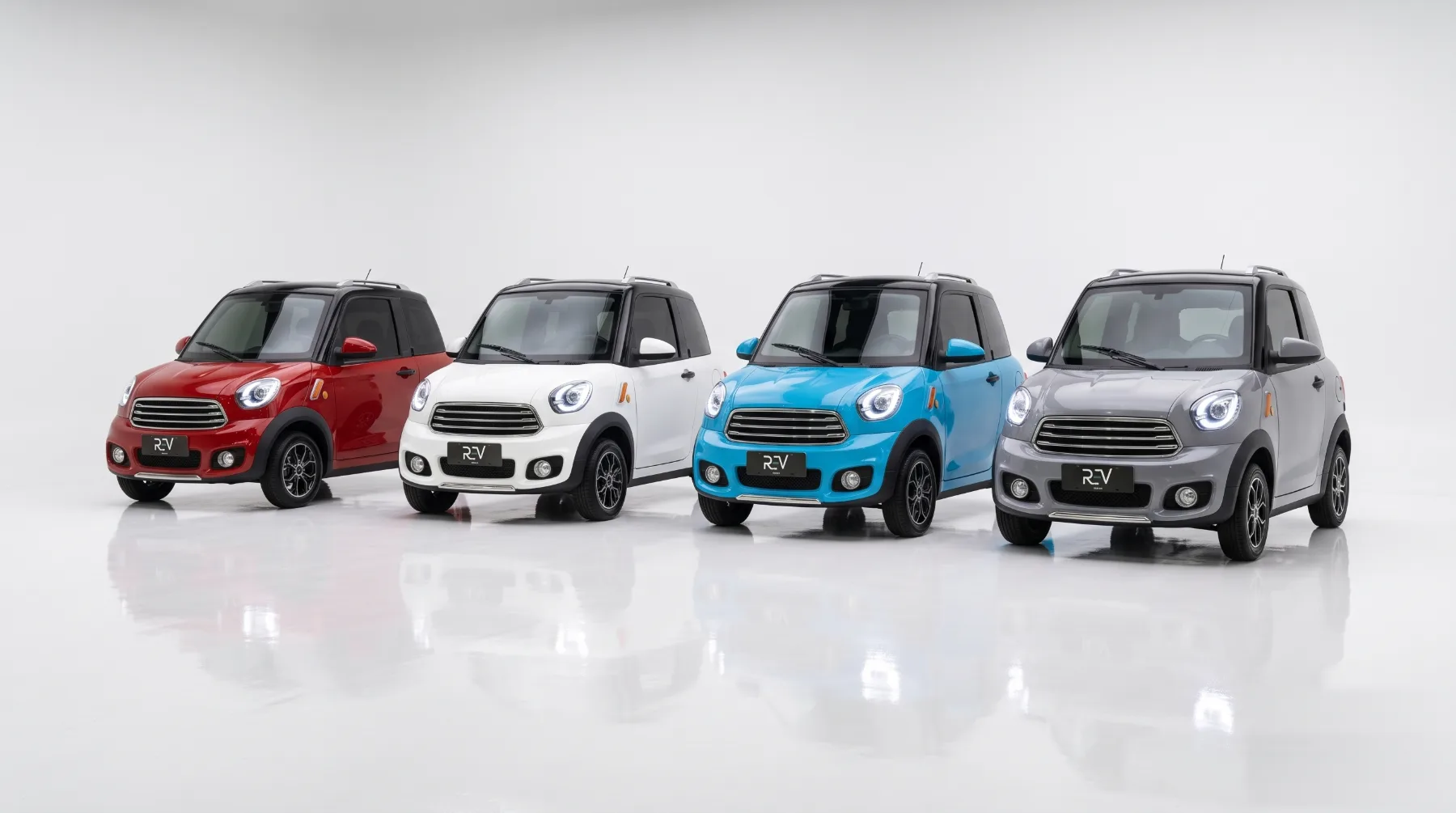 The 2026 REV M2 lineup in all four finishes